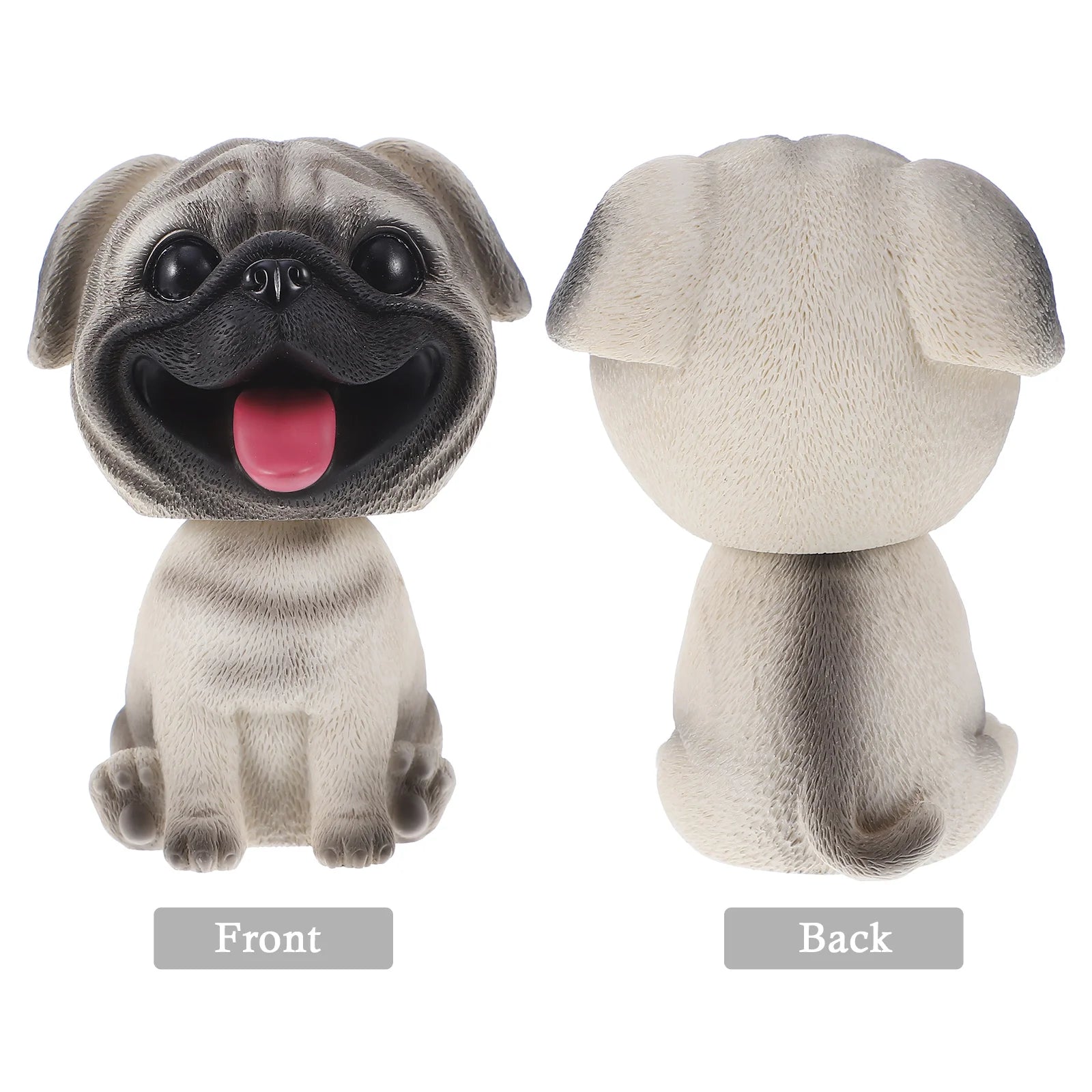Mini pug dashboard decoration