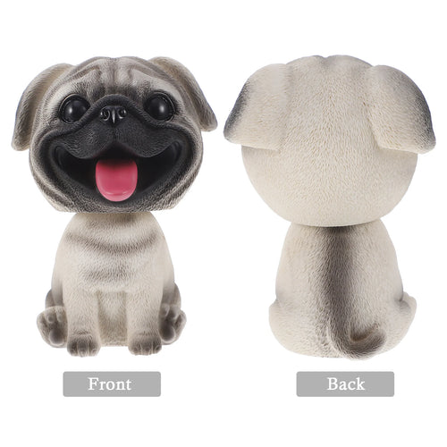 Mini pug dashboard decoration