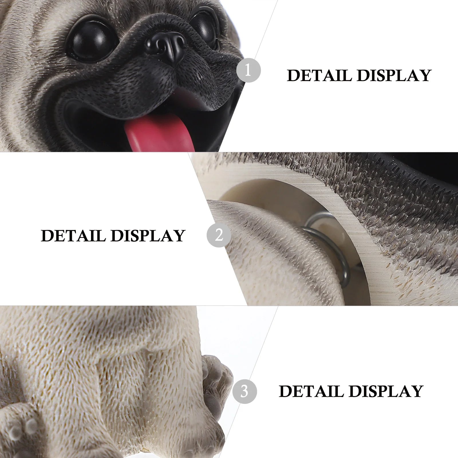 Mini pug dashboard decoration